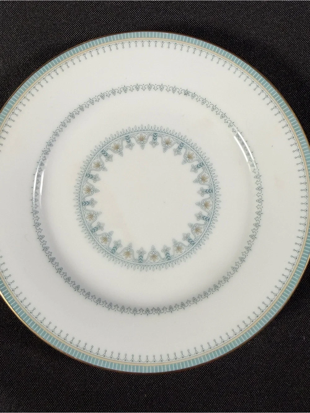Noritake Maya Fine China 6 piece Place-setting MCM geometric pattern